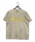 MSGM（エムエスジーエム）の古着「ロゴTシャツ」｜ベージュ