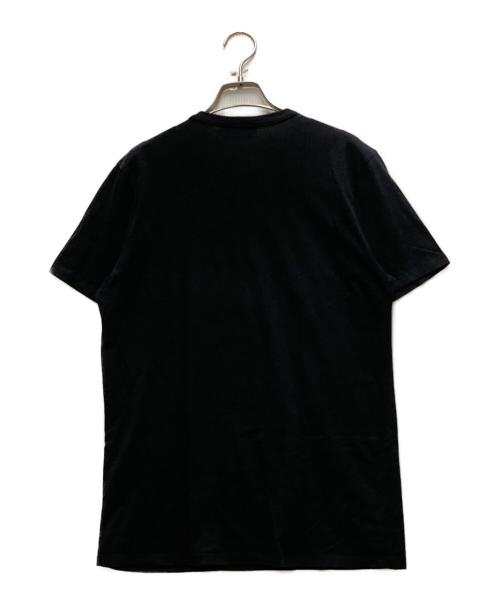 maison kitsune（メゾンキツネ）MAISON KITSUNE (メゾンキツネ) プリントTシャツ ブラック サイズ:Sの古着・服飾アイテム