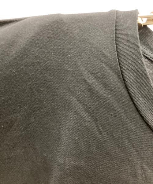 MM6 Maison Margiela（エムエムシックスメゾンマルジェラ）MM6 Maison Margiela (エムエムシックスメゾンマルジェラ) バックプリント ロゴ クルーネック オーバー Tシャツ ブラック サイズ:Sの古着・服飾アイテム
