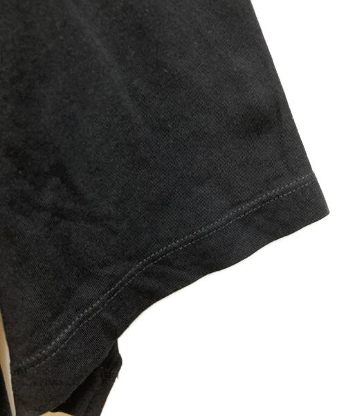 MM6 Maison Margiela（エムエムシックスメゾンマルジェラ）MM6 Maison Margiela (エムエムシックスメゾンマルジェラ) バックプリント ロゴ クルーネック オーバー Tシャツ ブラック サイズ:Sの古着・服飾アイテム
