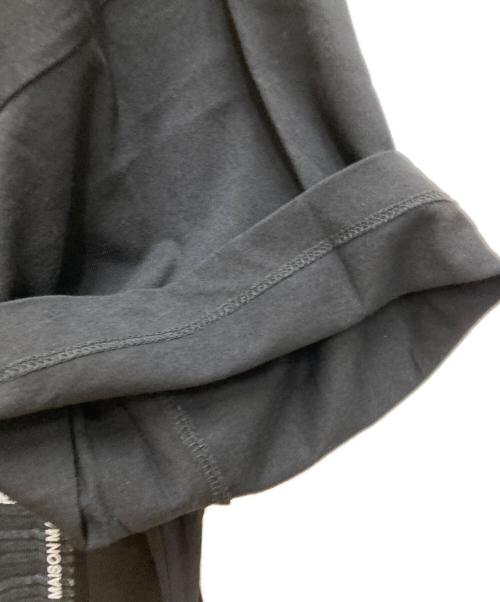 MM6 Maison Margiela（エムエムシックスメゾンマルジェラ）MM6 Maison Margiela (エムエムシックスメゾンマルジェラ) バックプリント ロゴ クルーネック オーバー Tシャツ ブラック サイズ:Sの古着・服飾アイテム