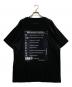 MM6 Maison Margiela (エムエムシックスメゾンマルジェラ) バックプリント ロゴ クルーネック オーバー Tシャツ ブラック サイズ:S：14000円