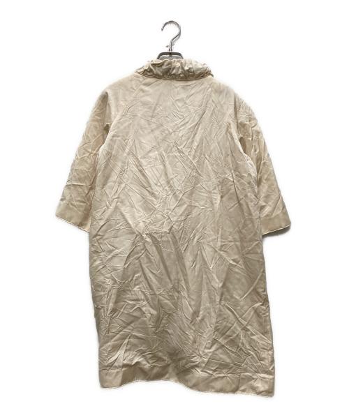 DOLCE & GABBANA（ドルチェ＆ガッバーナ）DOLCE & GABBANA (ドルチェ＆ガッバーナ) リボン付きスプリングコート ベージュ サイズ:38の古着・服飾アイテム