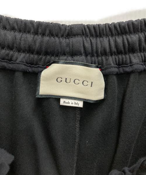 GUCCI（グッチ）GUCCI (グッチ) Oversize Technical Jersey Jogging Pants トラックパンツ ブラック サイズ:Sの古着・服飾アイテム