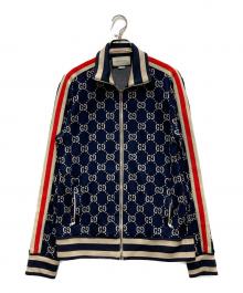 GUCCI（グッチ）の古着「GGジャカード コットン ジャケット」｜ネイビー