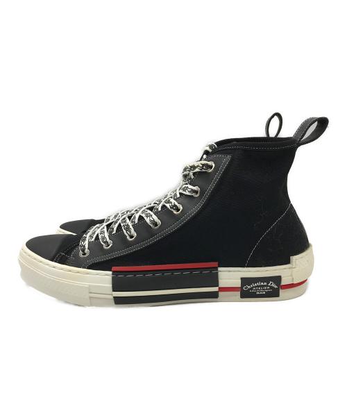 Christian Dior（クリスチャン ディオール）Christian Dior (クリスチャン ディオール) ATELIER アトリエトライバルハイカットスニーカー ブラック サイズ:43の古着・服飾アイテム