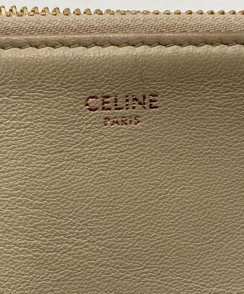 CELINE（セリーヌ）CELINE (セリーヌ) トリオラージショルダーバッグ ベージュの古着・服飾アイテム