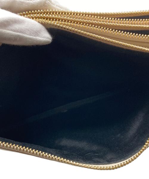 CELINE（セリーヌ）CELINE (セリーヌ) トリオラージショルダーバッグ ベージュの古着・服飾アイテム