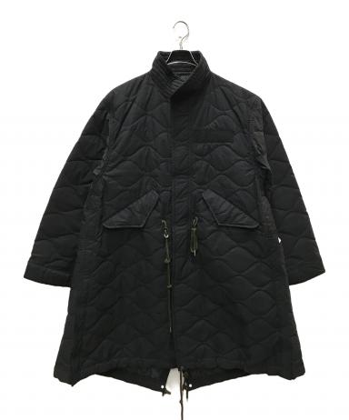 Sacai 22AW Quilted Coat キルティング ロングコート 中古・古着通販】sacai (サカイ) 22AW Quilted Coat ブラック サイズ:3