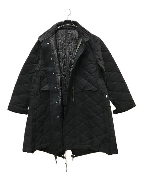 sacai（サカイ）sacai (サカイ) 22AW Quilted Coat ブラック サイズ:3の古着・服飾アイテム