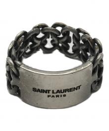 Saint Laurent Paris（サンローランパリ）の古着「エングレーブチェーンリング」｜シルバー