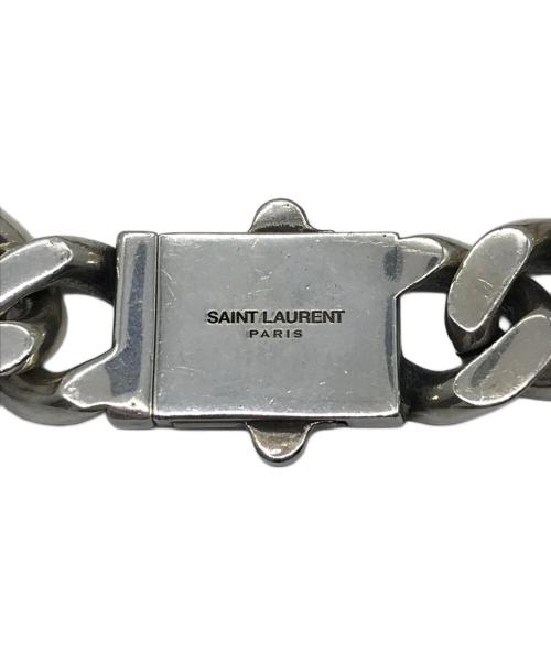 Saint Laurent Paris（サンローランパリ）Saint Laurent Paris (サンローランパリ) チェーンブレスレット シルバーの古着・服飾アイテム
