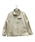 BURBERRYバーバリー）の古着「スタンドカラーコットンジャケット」｜ベージュ