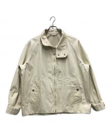 BURBERRY（バーバリー）の古着「スタンドカラーコットンジャケット」｜ベージュ