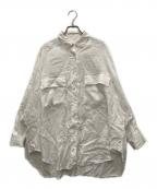SACRAサクラ）の古着「ZEPHYR LINEN CLOTH SHIRT」｜ホワイト
