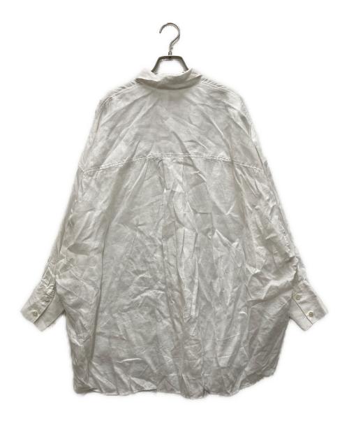 SACRA（サクラ）SACRA (サクラ) ZEPHYR LINEN CLOTH SHIRT ホワイト サイズ:38の古着・服飾アイテム