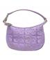 GANNI（ガニー）の古着「BUTTERFLY MINI FLAT COSMETIC POUCH SATINミニポーチ」｜パープル