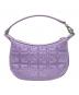 GANNI (ガニー) BUTTERFLY MINI FLAT COSMETIC POUCH SATINミニポーチ パープル：10000円