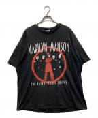 Marilyn Mansonマリリンマンソン）の古着「00's バンドTシャツ」｜ブラック