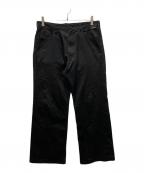 BALENCIAGAバレンシアガ）の古着「cotton flare slacks」｜ブラック