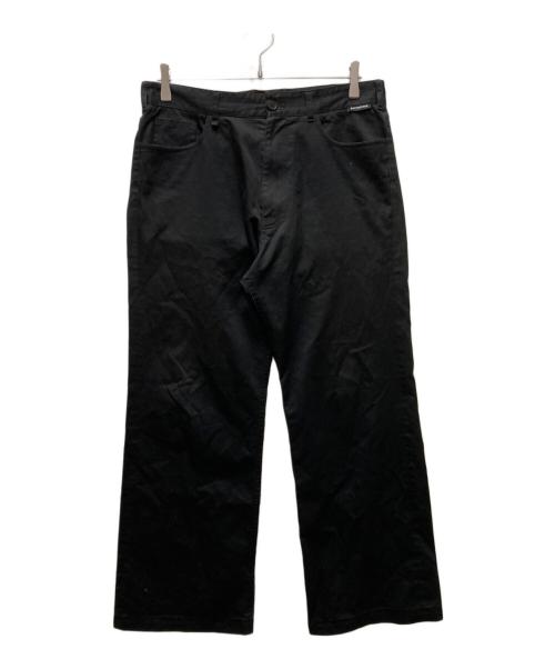 BALENCIAGA（バレンシアガ）BALENCIAGA (バレンシアガ) cotton flare slacks ブラック サイズ:48の古着・服飾アイテム