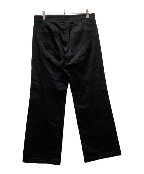 BALENCIAGA（バレンシアガ）BALENCIAGA (バレンシアガ) cotton flare slacks ブラック サイズ:48の古着・服飾アイテム