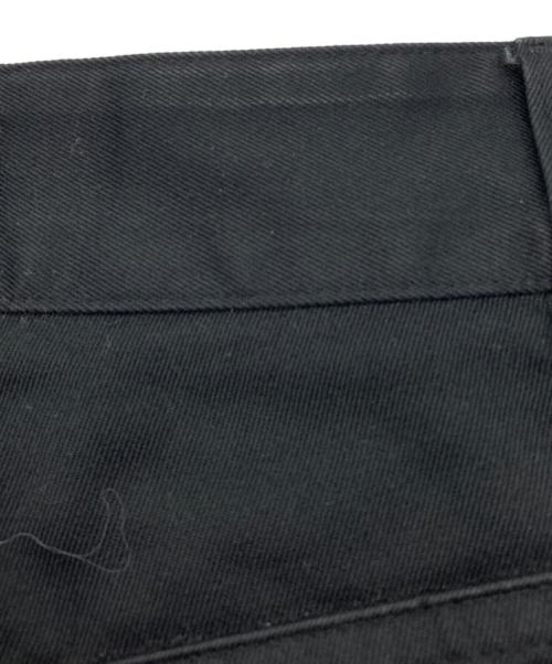 BALENCIAGA（バレンシアガ）BALENCIAGA (バレンシアガ) cotton flare slacks ブラック サイズ:48の古着・服飾アイテム