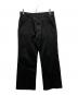 BALENCIAGA（バレンシアガ）の古着「cotton flare slacks」｜ブラック