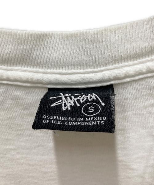 stussy（ステューシー）stussy (ステューシー) 00’s RASTA PEACE TEE ホワイト サイズ:Sの古着・服飾アイテム