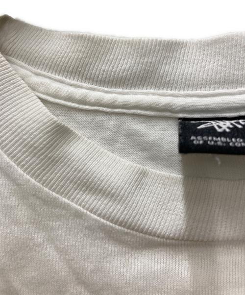 stussy（ステューシー）stussy (ステューシー) 00’s RASTA PEACE TEE ホワイト サイズ:Sの古着・服飾アイテム