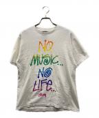 stussyステューシー）の古着「コラボTEE」｜ホワイト
