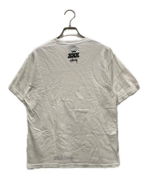 stussy（ステューシー）stussy (ステューシー) コラボTEE ホワイト サイズ:Sの古着・服飾アイテム