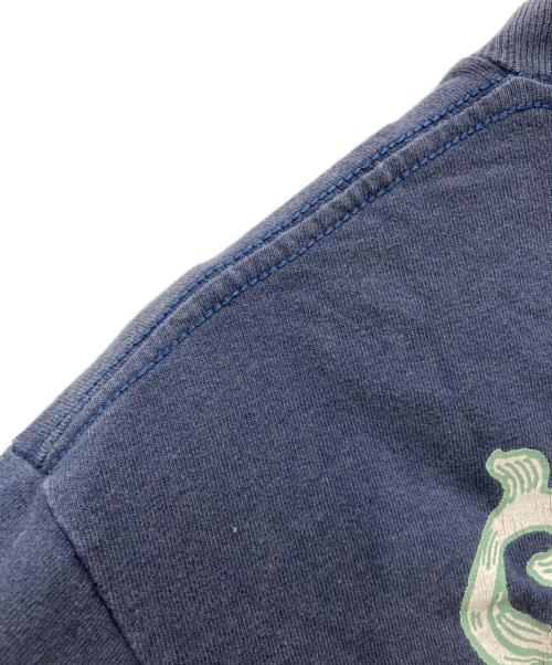 stussy（ステューシー）stussy (ステューシー) 90-00’s ハイビスカス スカルTシャツ ネイビー サイズ:Sの古着・服飾アイテム