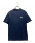 stussy（ステューシー）の古着「90-00’s ハイビスカス スカルTシャツ」｜ネイビー