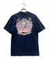 stussy (ステューシー) 90-00’s ハイビスカス スカルTシャツ ネイビー サイズ:S：6000円