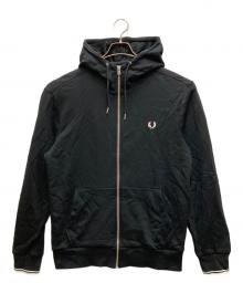 FRED PERRY（フレッドペリー）の古着「ジップアップパーカー」｜ブラック