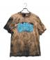 stussy（ステューシー）の古着「90s バブルロゴtシャツ」｜ベージュ