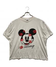 MICKEY & CO.（ミッキーアンドコウ）の古着「90s ミッキープリントTシャツ」｜ホワイト
