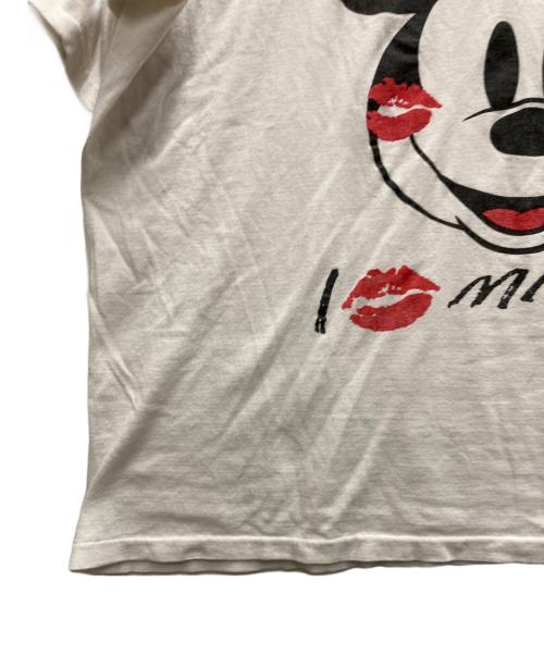 MICKEY & CO.（ミッキーアンドコウ）MICKEY & CO. (ミッキーアンドコウ) 90s ミッキープリントTシャツ ホワイト サイズ:FREEの古着・服飾アイテム