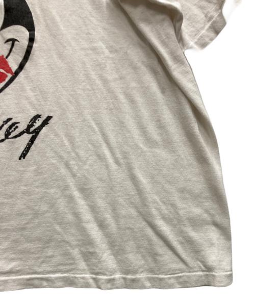 MICKEY & CO.（ミッキーアンドコウ）MICKEY & CO. (ミッキーアンドコウ) 90s ミッキープリントTシャツ ホワイト サイズ:FREEの古着・服飾アイテム