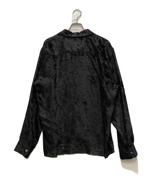 Needles（ニードルズ）Needles (ニードルズ) C.O.B.One-up Shirt Burnout Velvet ブラック サイズ:Mの古着・服飾アイテム