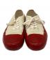 FUMIKA UCHIDA (フミカウチダ) CANVAS SNEAKERS ローカットスニーカー ホワイト×レッド サイズ:37：15000円