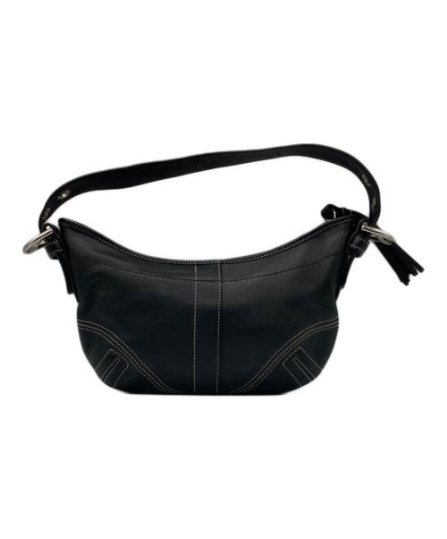 COACH（コーチ）COACH (コーチ) ホーボー ワンショルダーバッグ ブラックの古着・服飾アイテム