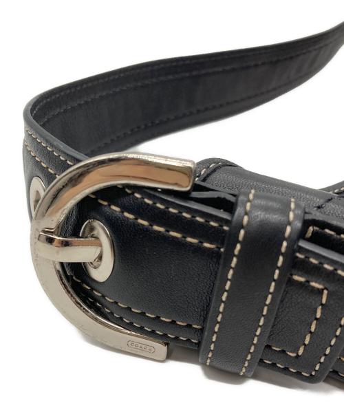 COACH（コーチ）COACH (コーチ) ホーボー ワンショルダーバッグ ブラックの古着・服飾アイテム