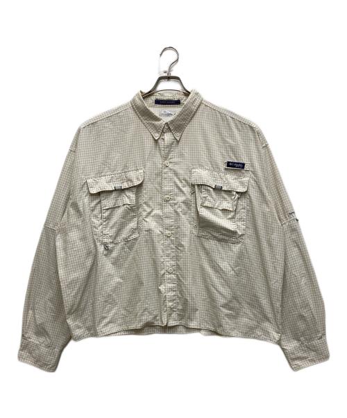 Columbia（コロンビア）Columbia (コロンビア) PFG Super Bahama フィッシングシャツ グレー サイズ:XXLの古着・服飾アイテム