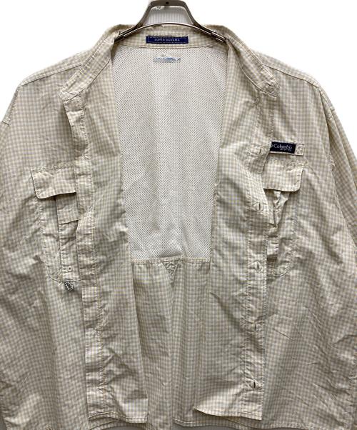 Columbia（コロンビア）Columbia (コロンビア) PFG Super Bahama フィッシングシャツ グレー サイズ:XXLの古着・服飾アイテム