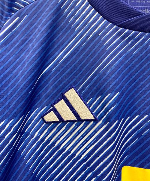 adidas（アディダス）adidas (アディダス) 22/23なでしこジャパンユニフォーム ブルー サイズ:Mの古着・服飾アイテム