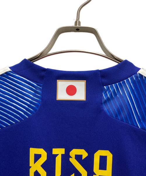 adidas（アディダス）adidas (アディダス) 22/23なでしこジャパンユニフォーム ブルー サイズ:Mの古着・服飾アイテム