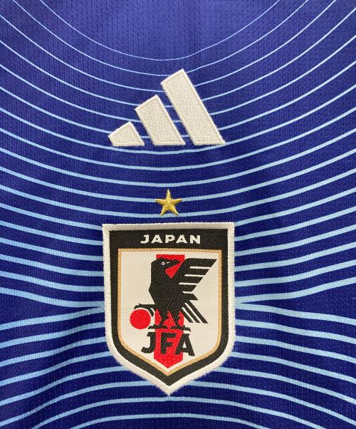adidas（アディダス）adidas (アディダス) 26/27なでしこジャパンユニフォーム ブルー サイズ:Lの古着・服飾アイテム
