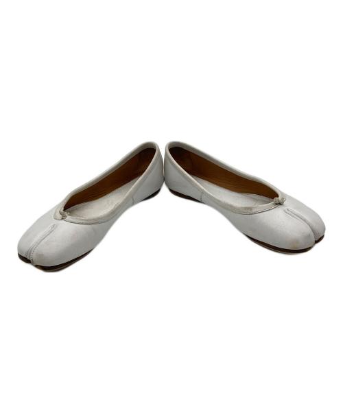 Maison Margiela（メゾンマルジェラ）Maison Margiela (メゾンマルジェラ) 足袋バレエシューズ ホワイト サイズ:35 1/2の古着・服飾アイテム